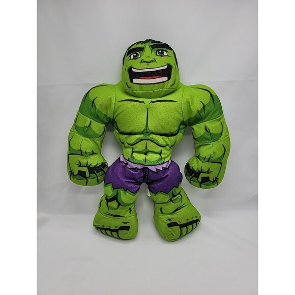 16” THE INCREDIBLE HULK: Talking 2012 Marvel Hasbro Plush Character Figure WORKS - Picture 1 of 16